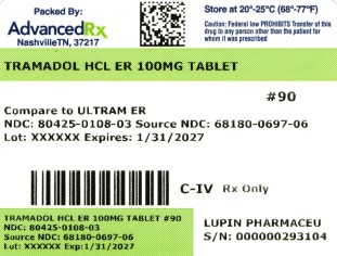 Tramadol HCL ER 100mg #90
