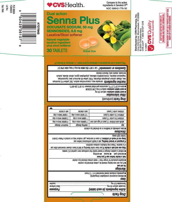 Docusate sodium 50 mg, Sennosides 8.6 mg