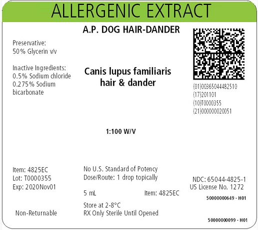 AP Dog Hair-Dander, 5 mL 1:100 w/v Carton Label