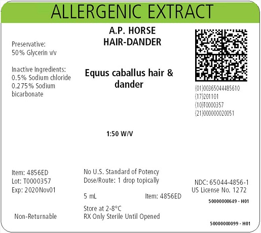 AP Horse Hair-Dander, 5 mL 1:50 w/v Carton Label