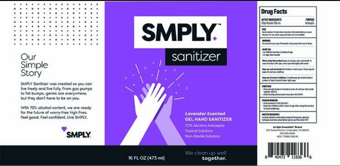 SMPLY Sanitizer Lavender