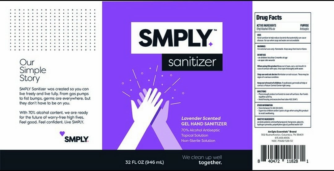 SMPLY Sanitizer Lavender