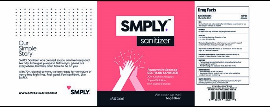 SMPLY Sanitizer Peppermint