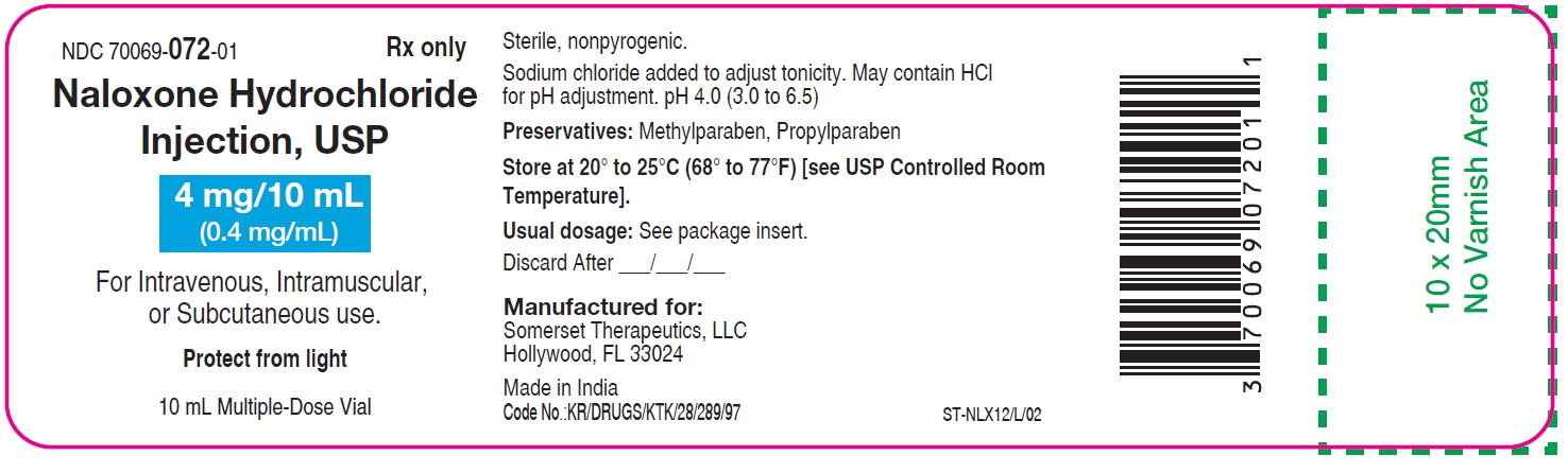 10 mL Container label