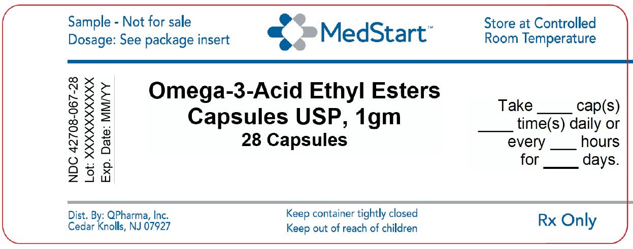 42708-067-28 Omega-3-Acid Ethyl Esters Capsules USP 1gm x 28 V2