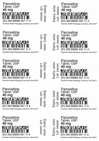 40 mg Paroxetine Tablet Blister
