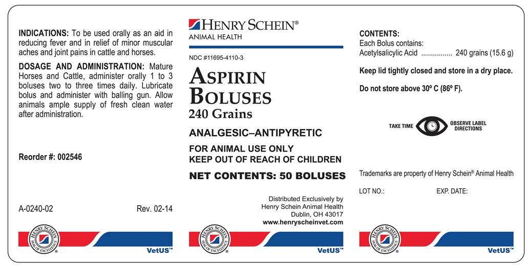 Aspirin Bolus label