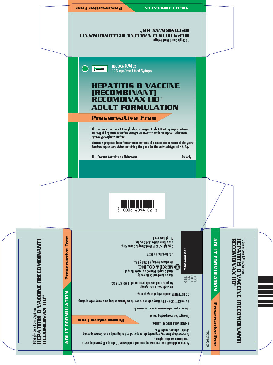 PRINCIPAL DISPLAY PANEL - 1.0 mL Syringe Carton