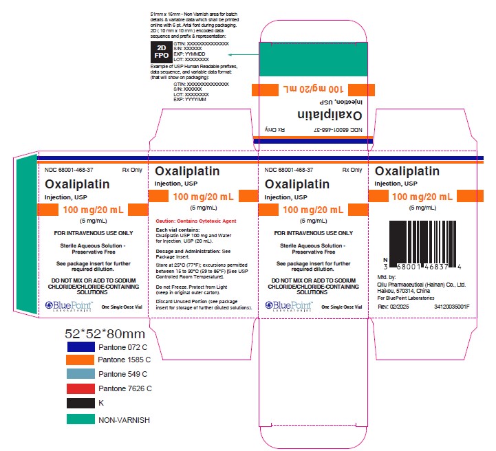 Oxaliplatin Injection USP 100mg_20mL Carton Label Rev 02/2025