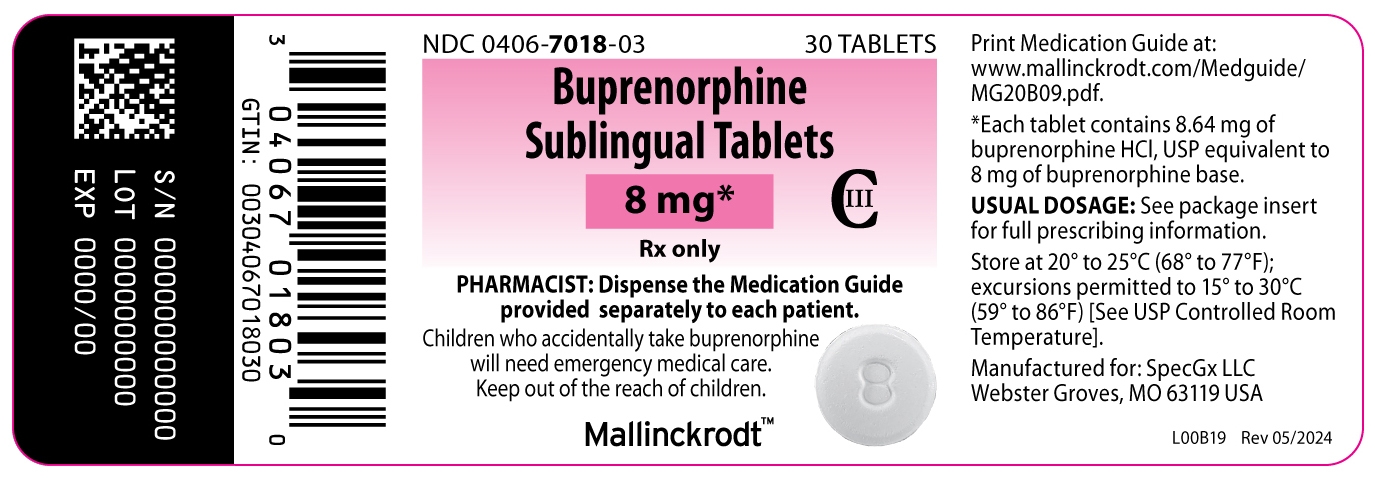 PACKAGE LABEL PRINCIPAL DISPLAY PANEL - 8 mg Tablet