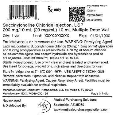 SUCCINYLCHOLINE CHLORIDE Injection, Solution