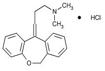 Doxepin Hydrochloride Structural Formula