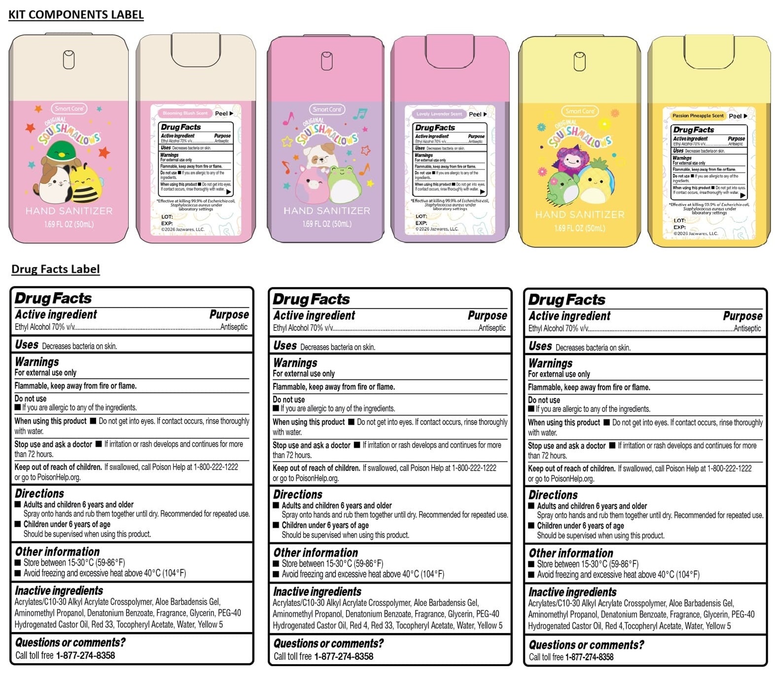 SC SQUISHMALLOWS - Kit components