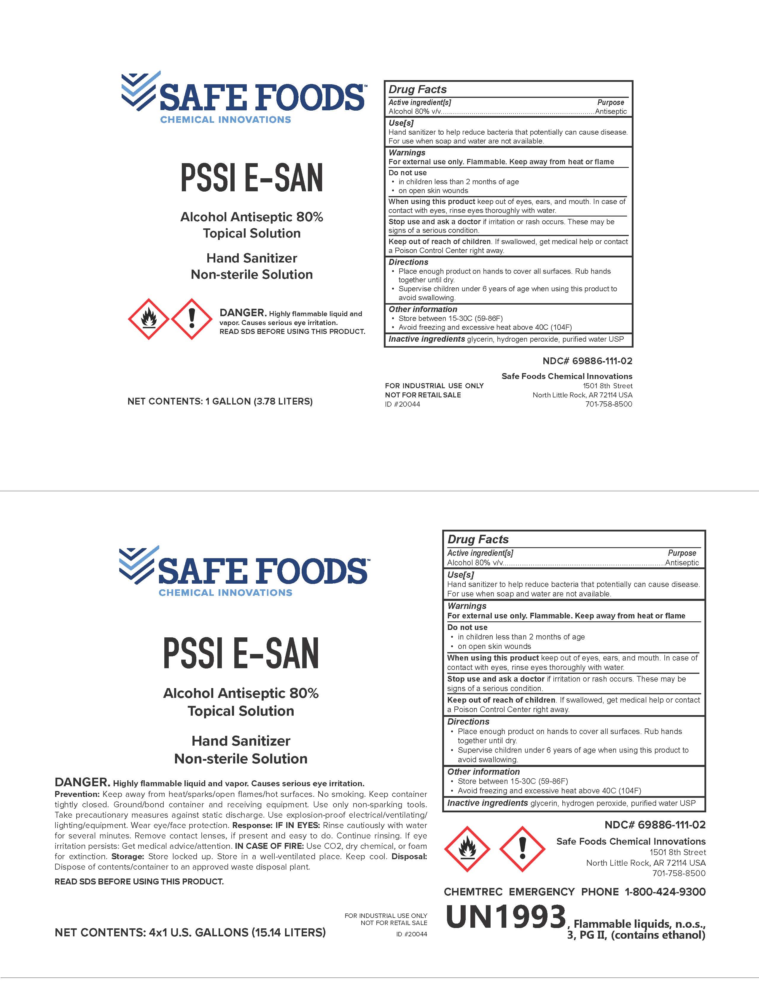 PSSI E-San Label
