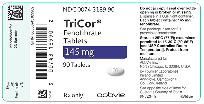 tricor-145mg-90ct-tablets