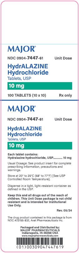 10mg carton label