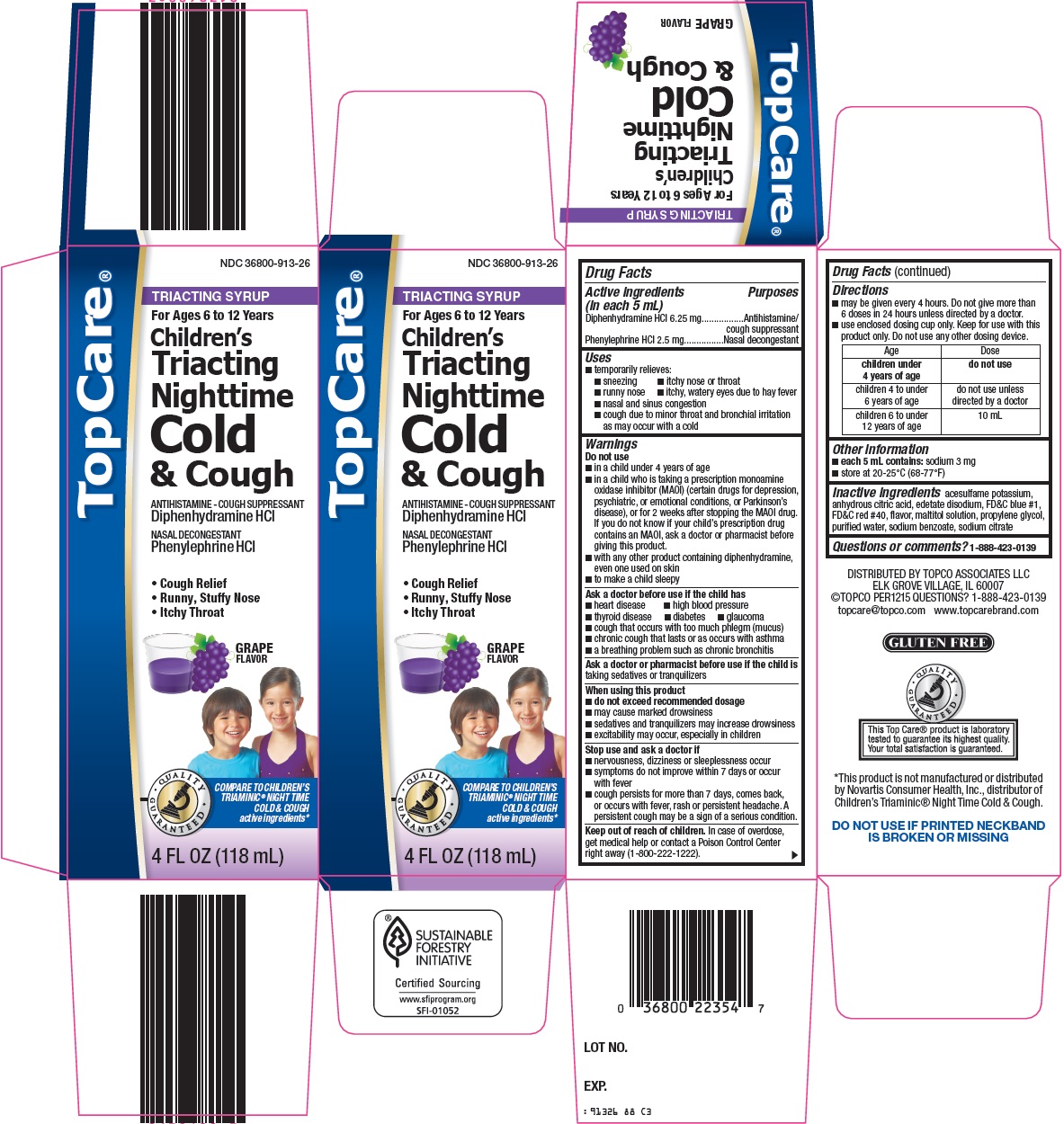 TopCare Children's Triacting Nighttime Cold & Cough image