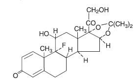 Triamcinolone Acetonide Chemical Structure