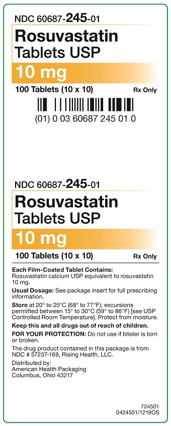 10 mg Rosuvastatin Tablets Carton
