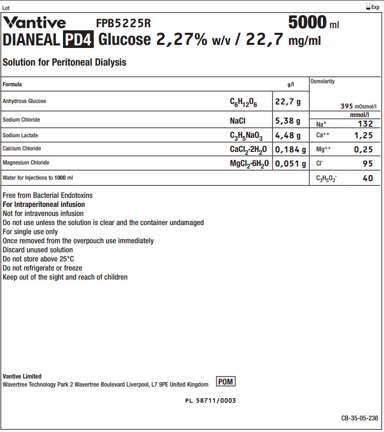 Representative Dianeal Container Label