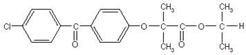 Fenofibrate Structural Formula