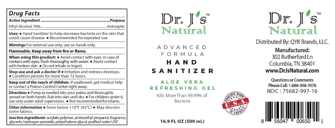 Dr. J's Hand Sanitizer Gel
