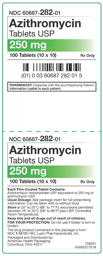 250 mg Azithromycin Tablets Carton (100UD)