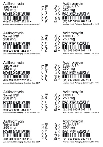 250 mg Azithromycin Tablet Blister