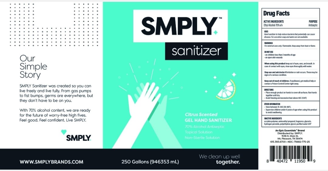 SMPLY Sanitizer Citrus