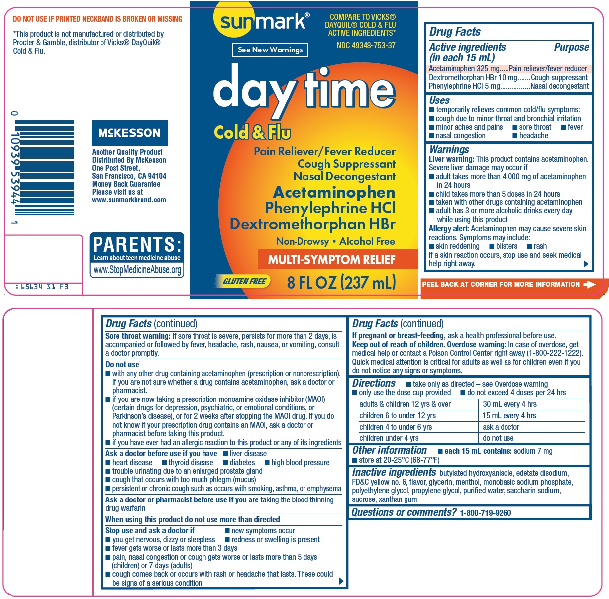 Sunmark Day Time Cold & Flu