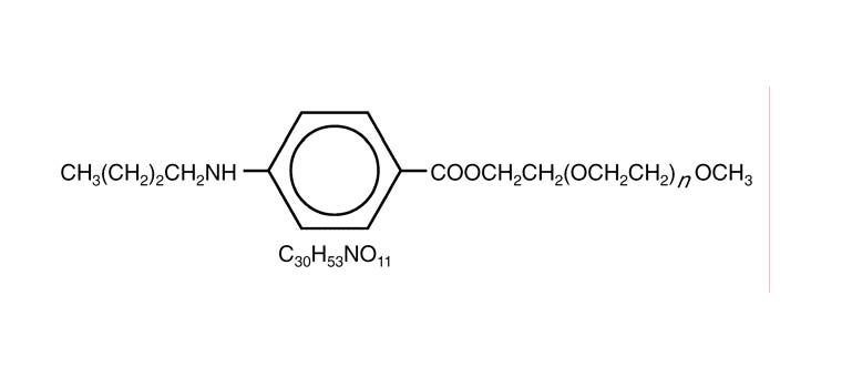 Structure forluma for Benzonatate