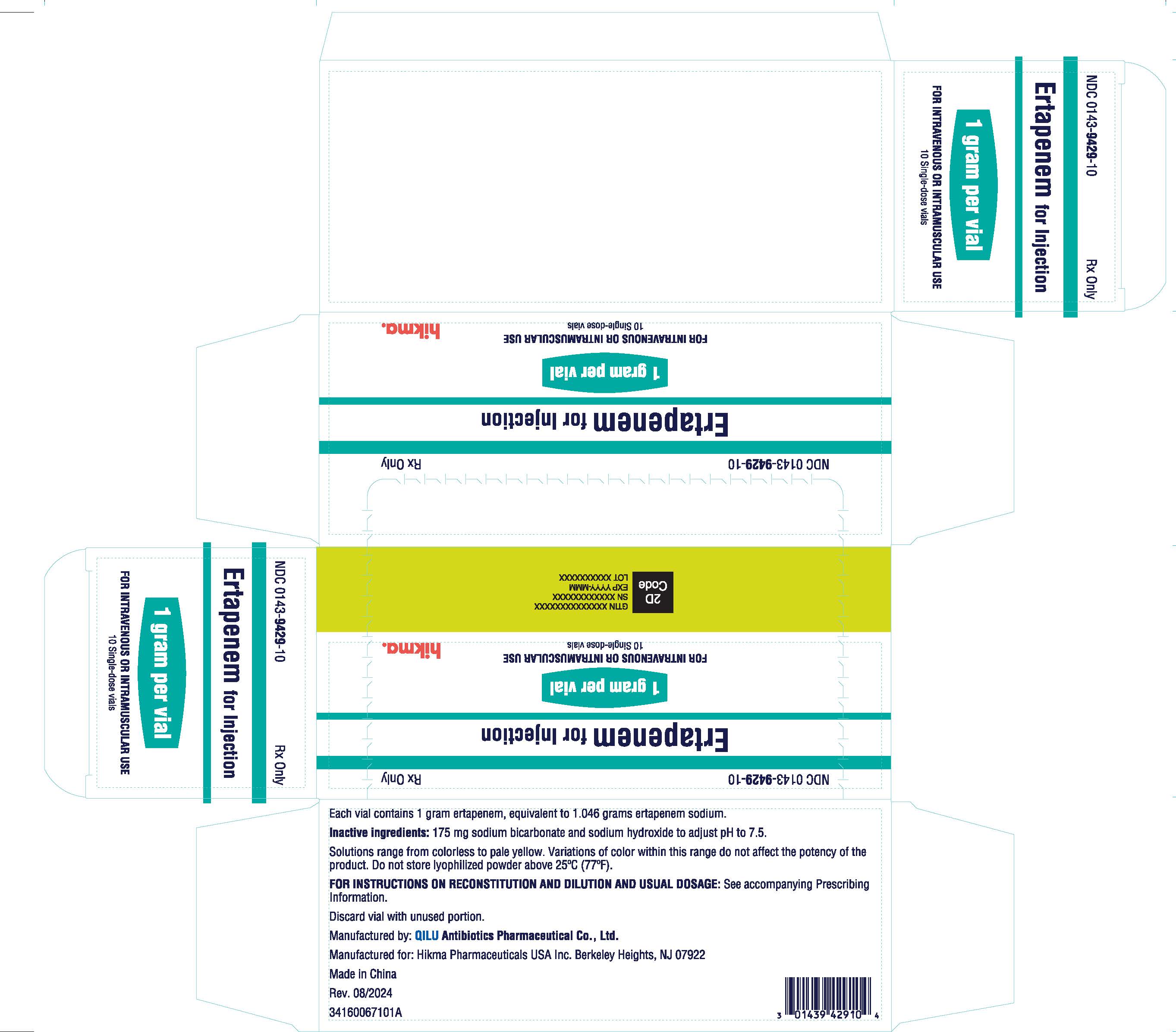 PRINCIPAL DISPLAY PANEL - 10 Single-dose vials Label