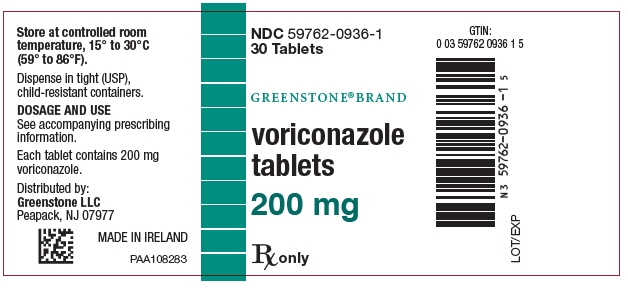 PRINCIPAL DISPLAY PANEL - 200 mg Tablet Bottle Label - NDC: <a href=/NDC/59762-0936>59762-0936</a>