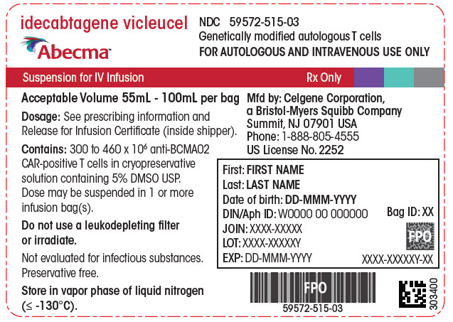 100ml bag label