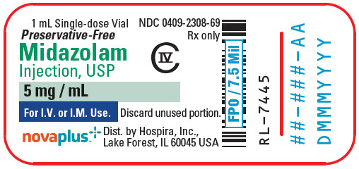 PRINCIPAL DISPLAY PANEL - 1 mL Vial Label