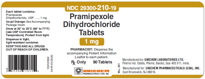 Pramipexole Dihydrochloride Tablets 1 mg