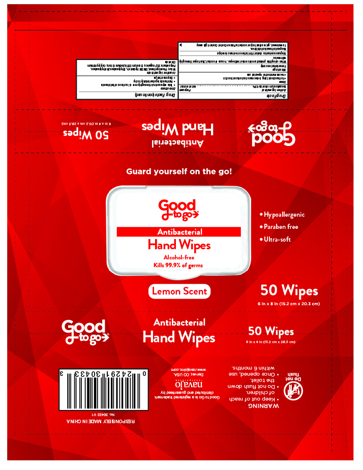 Good To Go Antibacterial Hand Wipes