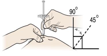 E  Pull gray needle cap straight out and away from your body, only when you are ready to inject. Do not leave the gray needle cap off for more than 5 minutes. This can dry out the medicine.