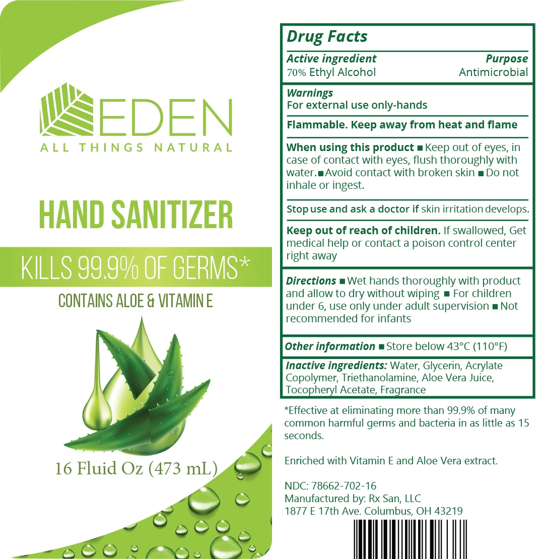 Eden Label with Aloe 16 ounce