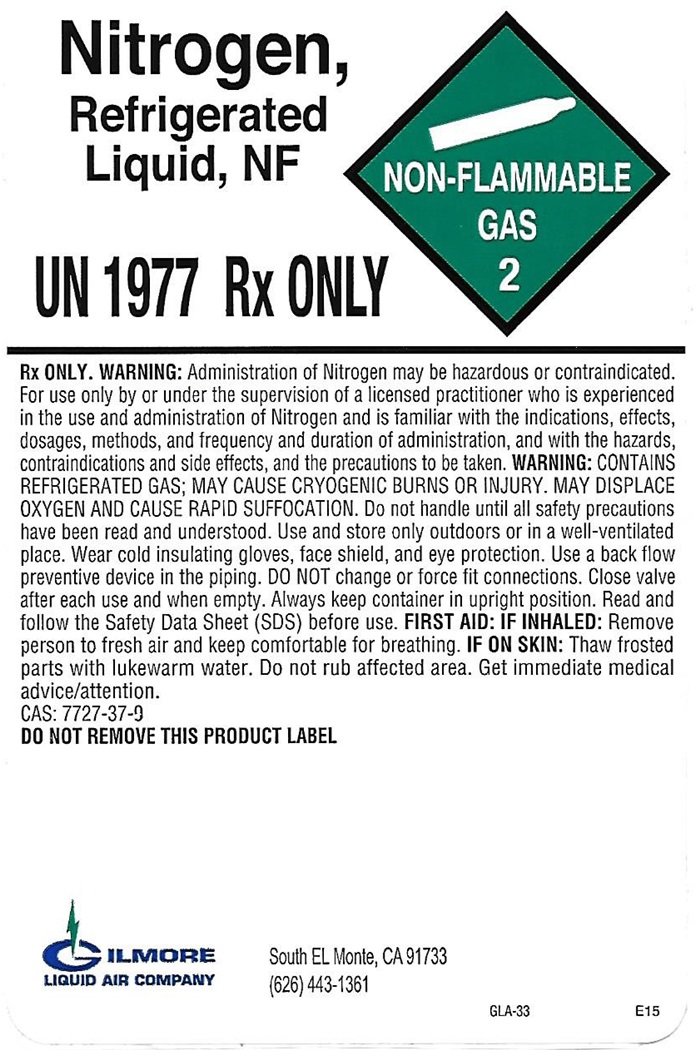 NITROGEN LIQUID LABEL