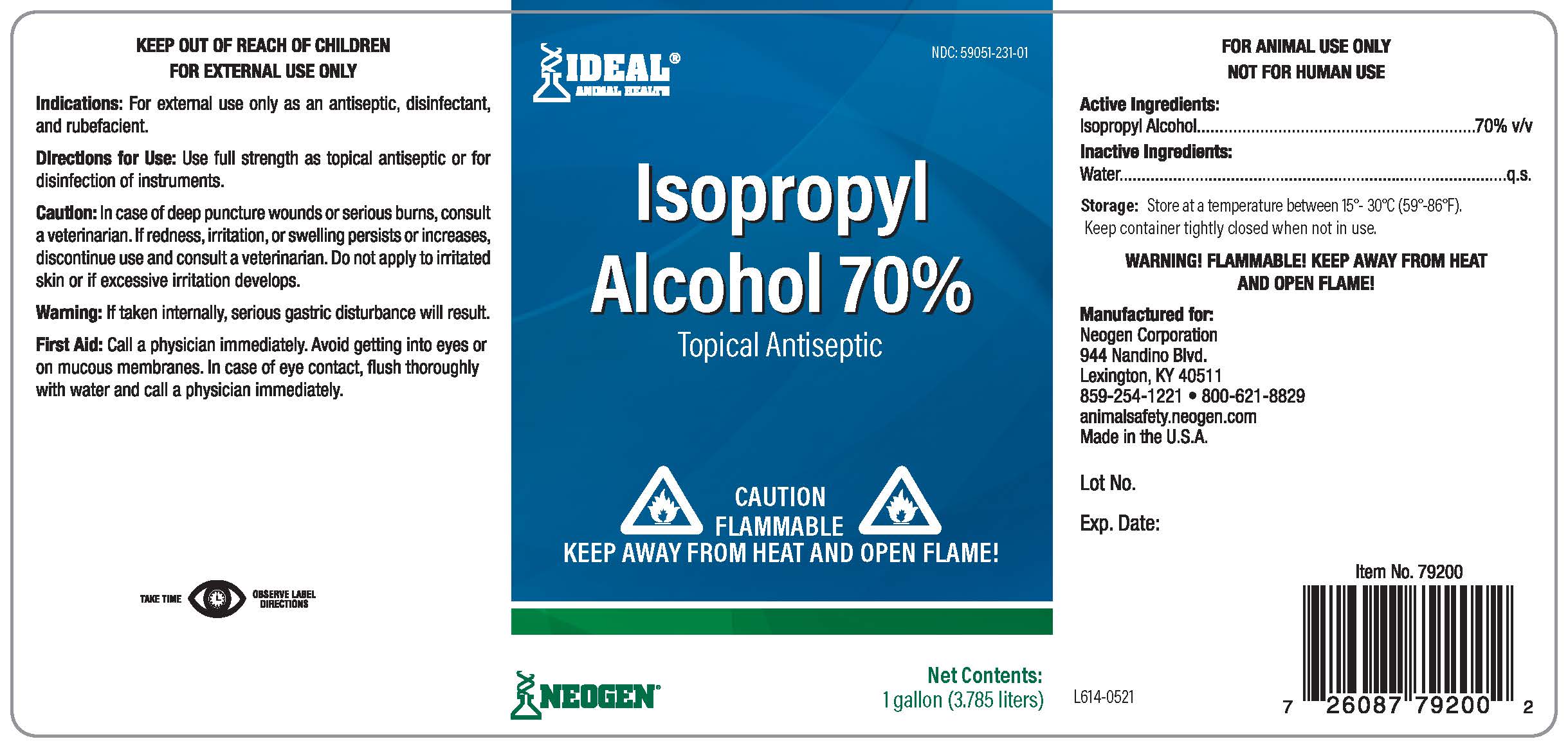 Isopropyl Alcohol Bottle