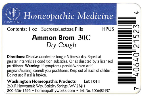 Ammon brom label example