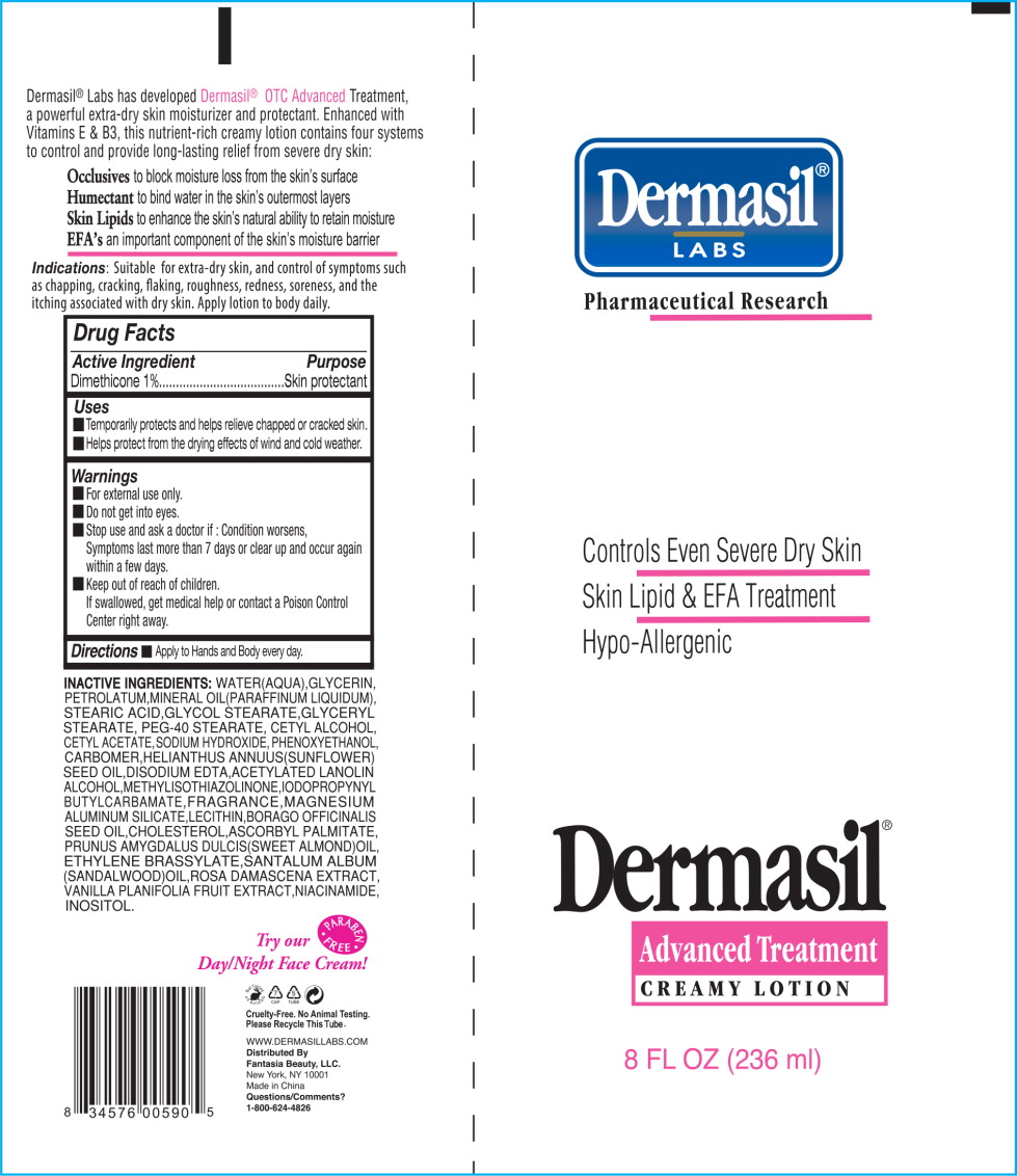 Principal Display Panel - Dermasil Advanced 8 Tube Label
