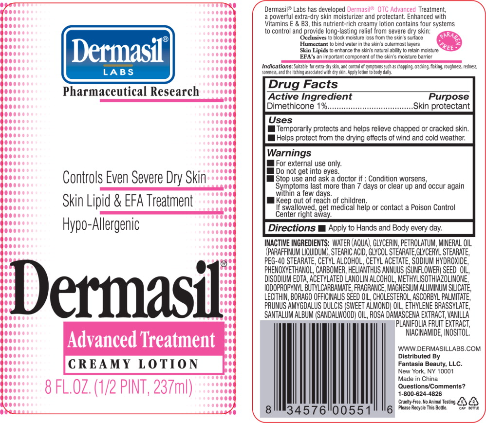 Principal Display Panel - Dermasil Advanced 8 Bottle Label
