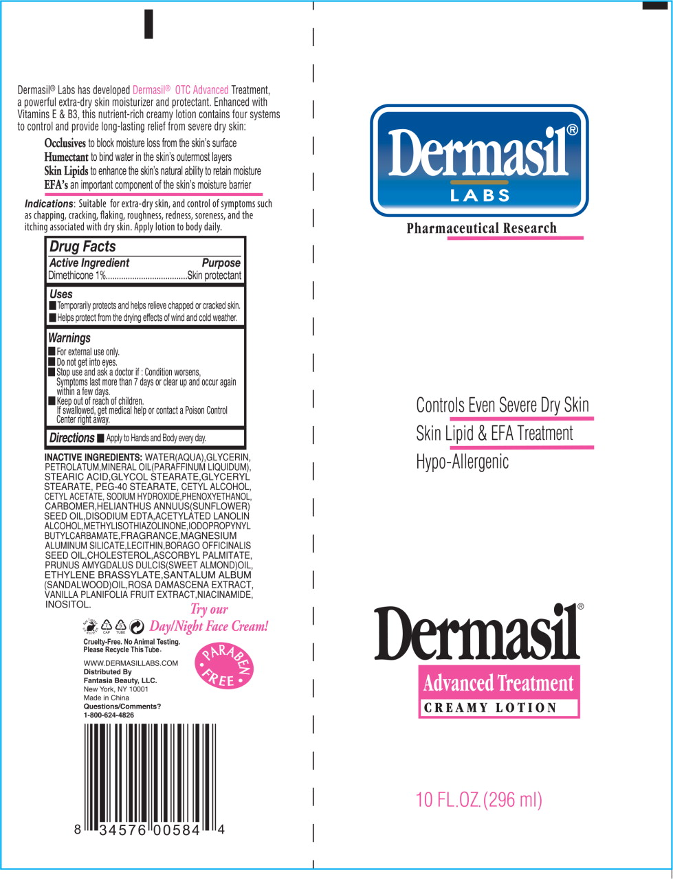 Principal Display Panel - Dermasil Advanced 10 Tube Label
