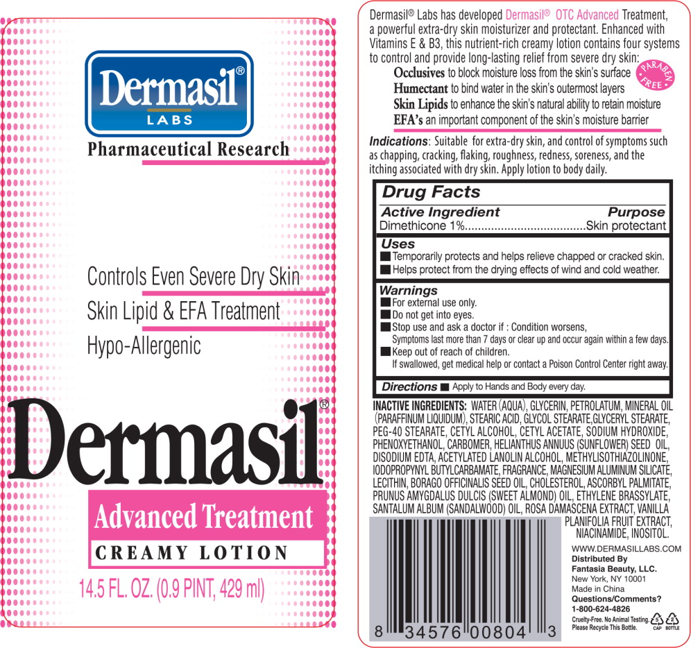 Principal Display Panel - Dermasil Advanced 14.5 Bottle Label
