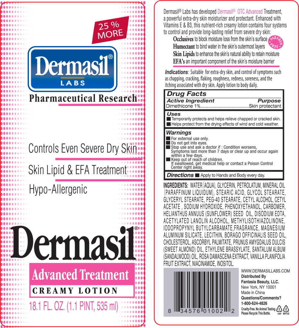 Principal Display Panel - Dermasil Advanced 18.1 Bottle Label
