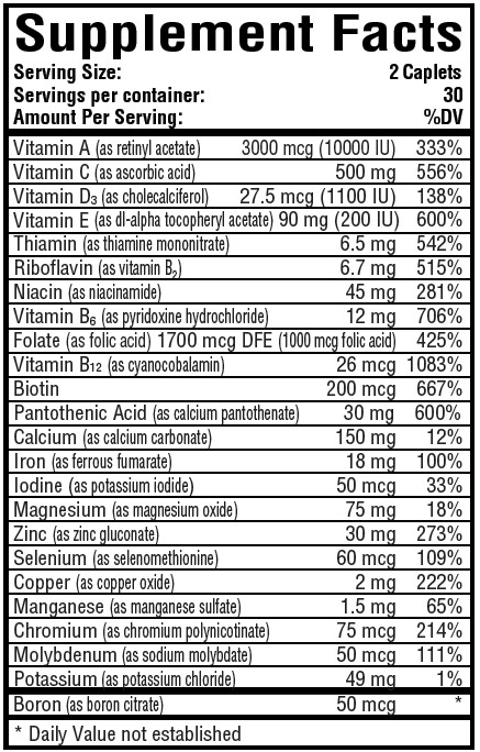 supplement facts