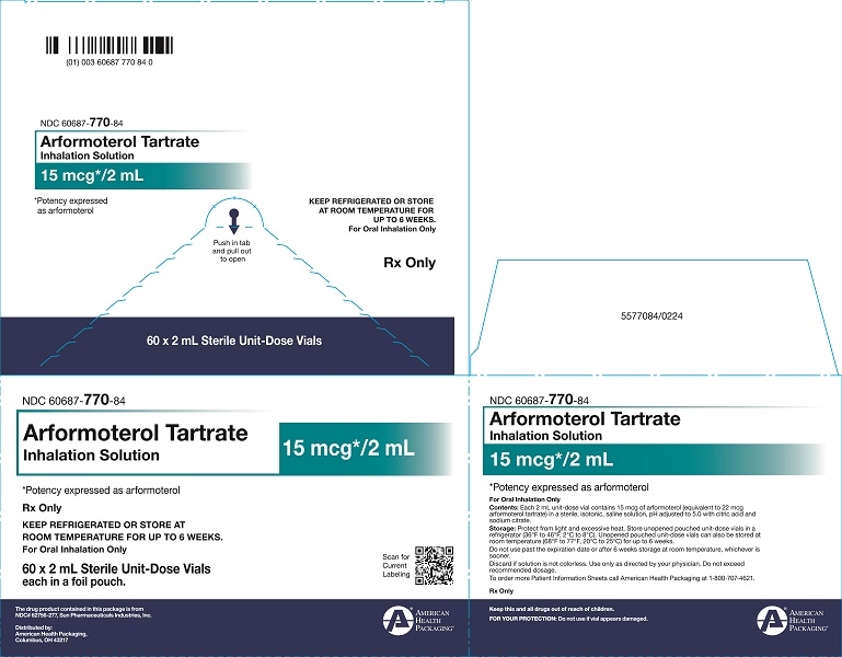 15 mcg per 2 mL Arformoterol Tartrate Inhalation Solution 60 ct