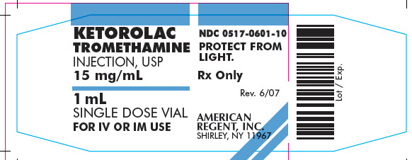 Container Label - 1 mL (15 mg/mL)